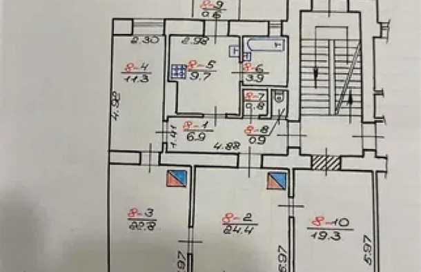 4 кімнатна квартира в центрі Львова, вулиця Академіка Кучера, фото 8