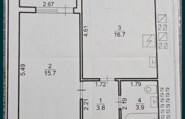 Продаж 1 кімнатна квартира вулиця Трускавецька Героїв Крут, новобудова, фото 2