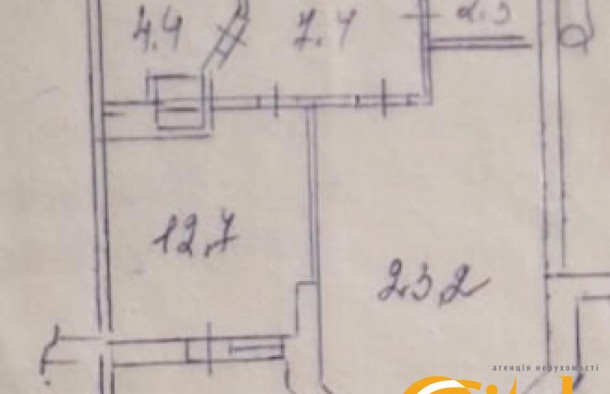 Простора 1кімнатна квартира 54 м²  вул. Градинська, 3  Троєщина Без комісії Держпрограми, фото 13