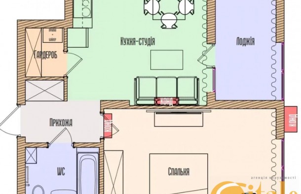 Продаж 1 кімнатна квартира з ремонтом в ЖК Брама Підзамче,  Львів, фото 17