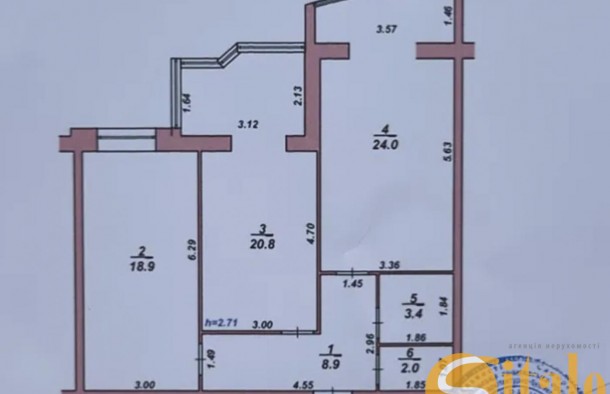 Продаж 2 кімнатної квартири в 0 циклі в новобудові  вул. Івана Пулюя, 40, фото 18