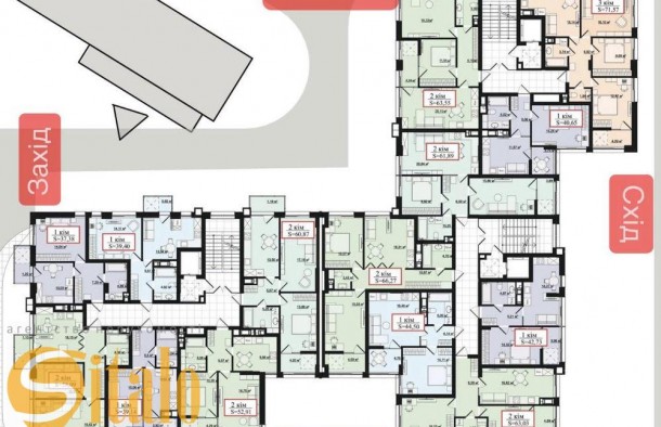 Продаж 2 кім квартири в клубному будинкуцентр, фото 7