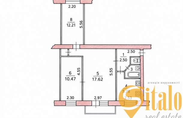 Продаж 3х кімн. квартири вул. Українська район Малого ринку., фото 8