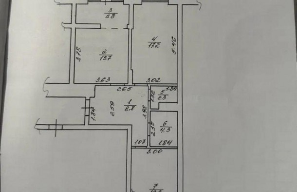 Продаж 2 кімнатна квартира вулиця Шевченка Семицвіт, фото 2