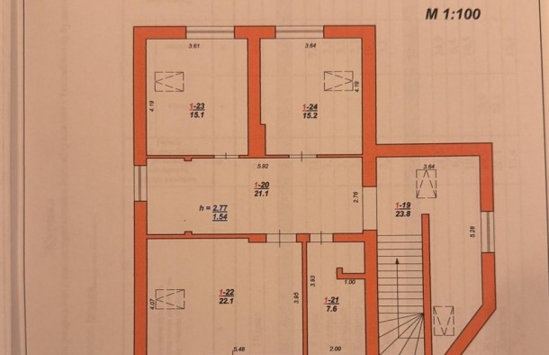 Продаж _ 4 поверхового будинку 433 м. кв, 14 кімнат, вул. Виговського  вул. Городоцька , м. Львів, фото 32