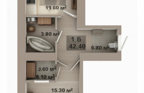 Продаж 1 кім квартири в центріЖК Княгинин, фото 1