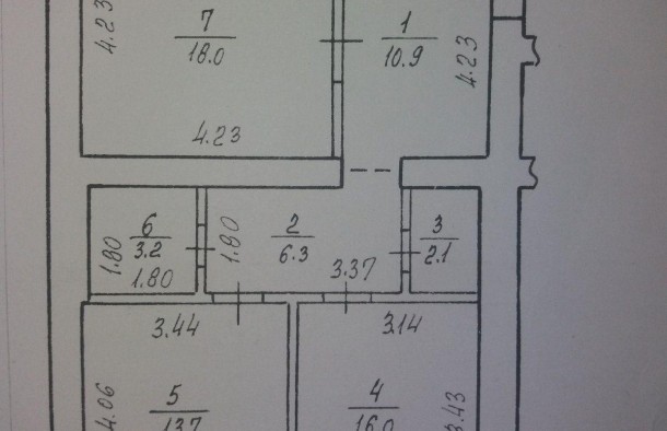 Продаю видову  2 кімнатну 74.5м.кв  квартиру в Центрі, фото 12
