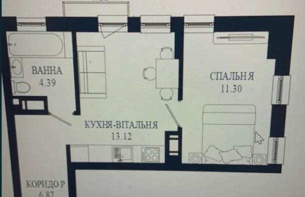 Продаж 1 кімнатної квартири з ремонтом вул.Зелена ЖК Вікінг Парк, фото 13