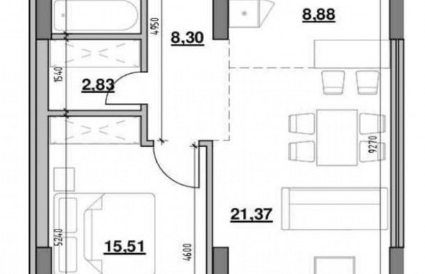Продаж 2кімнатної квартири в ЖК Америка , що на вул. Володимира Великого, Львів., фото 13