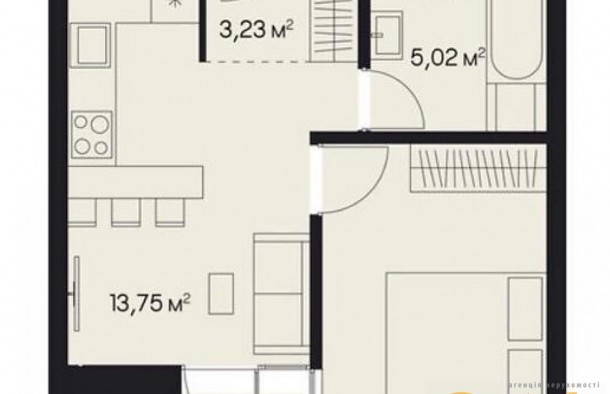 Продаж 1 кімнатна кварира по вул. Роксолани, Львів, фото 17