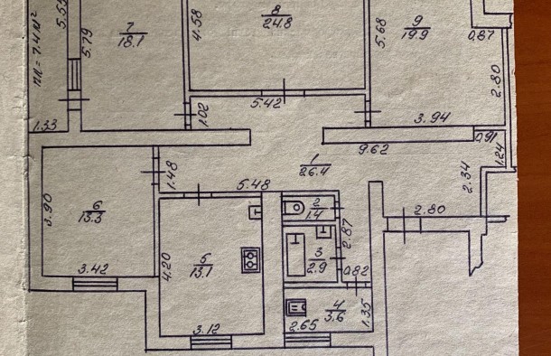 4 кім квартира127.2кв.мрайон ЖК Опришівська Слобода, фото 17