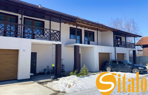 Будиноктаунхаус з підвалом та гаражем  біля лісу та озера в Креничах, фото 2