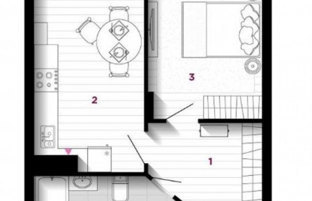 Продаж 1кім квартири ЖК U OneВовчинецька, фото 13