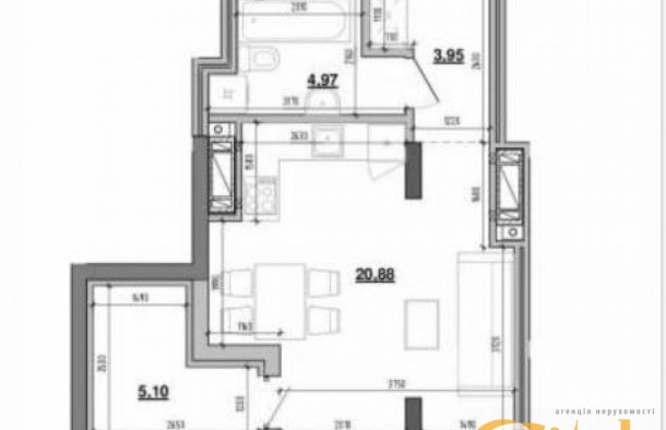 Продаж квартиристудії ЖК Вежа, Без комісії.Львів, фото 3