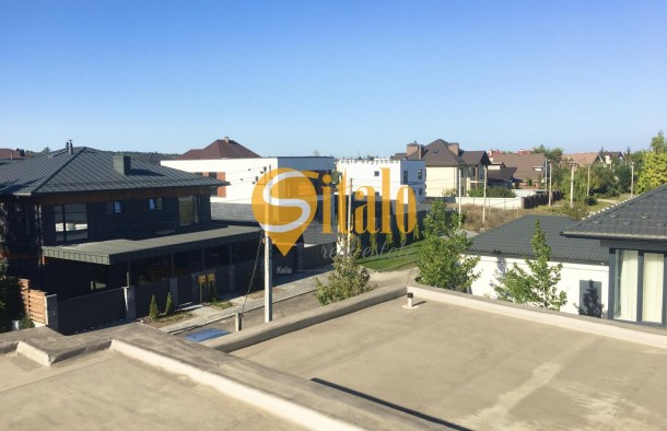 Будинок Hightech у Ходосівці вид на Планерну гору та тераса на даху, фото 11