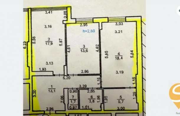 Продам 2кімнати квартира вул. Роксолани, Залізничний рн. м. Львів, фото 8