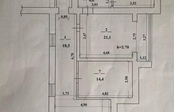 Продаж 3 кім квартири в центрі, фото 11