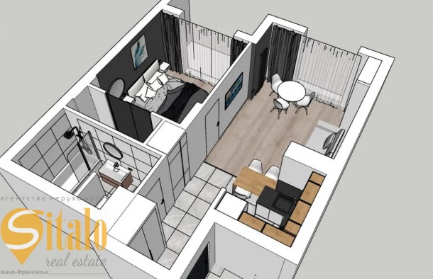 2 кім квартираФемелі плазаремонтмебліФранківськ, фото 24