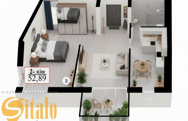 Продаж 2кім квартири біля озераЖК Липки, фото 2