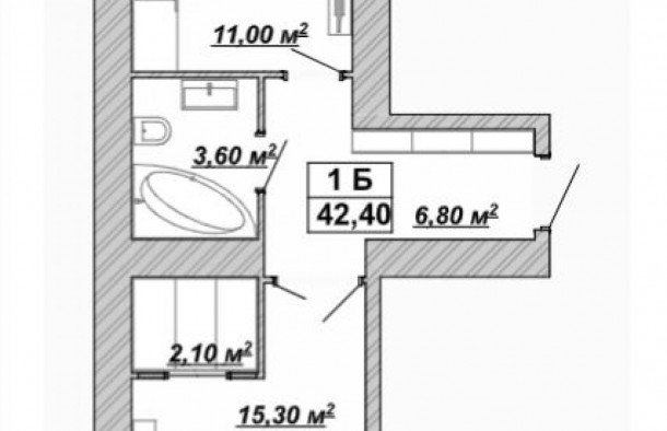 Продаж 1 кім квартири в центріЖК Княгинин, фото 2