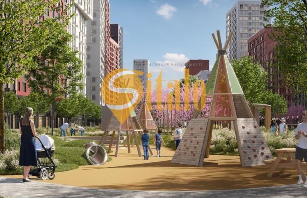 Квартирапервая сдача в ЖК Svitlo ParkСвитло Парк, метро Выдубичи, Столичное шоссе, 1 комната, фото 1