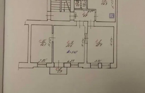 3 кімнатна квартира  вулиця Котляревського, центр, Львів, фото 13