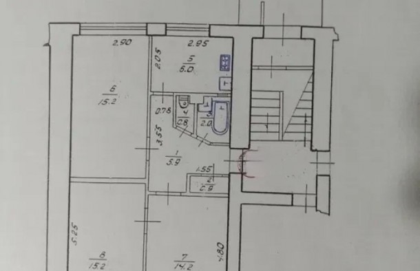 3 кімнатна квартира вулиця Федьковича, Львів, фото 17