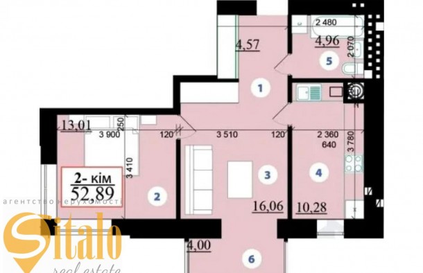 Продаж 2кім квартири біля озераЖК Липки, фото 16