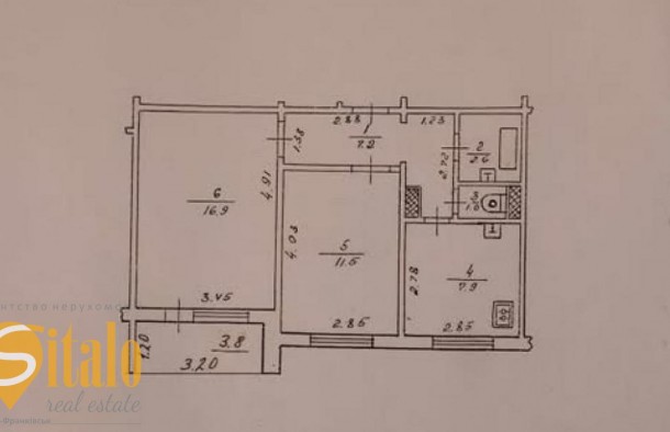 2 кім квартира вул.Хоткевича м.ІваноФранківськ, фото 9