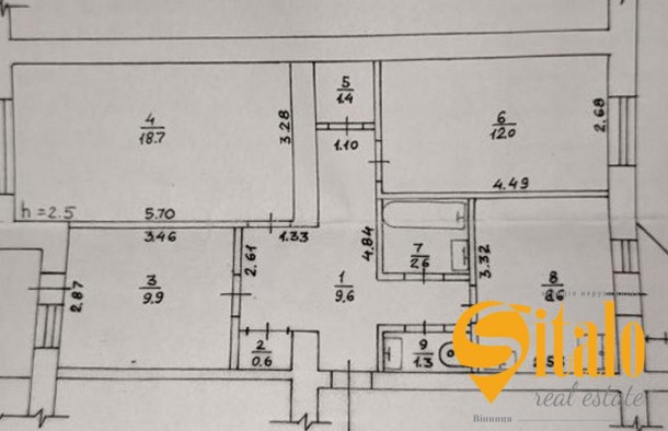 Продажа 3к квартири 66.8 кв. м  на просп. Космонавтів 72, фото 17
