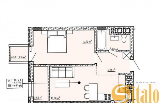 Продаж 1 кімнатна квартира по вул. П. Орлика,  Львів, фото 9