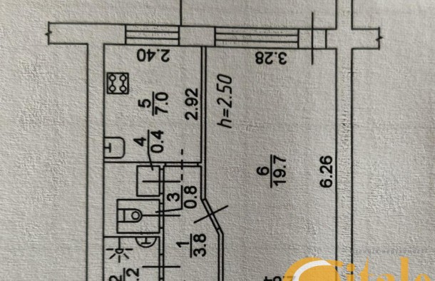 Продаж однокімнатної квартири Вознесенівський рн, бульвар Гвардійський., фото 8