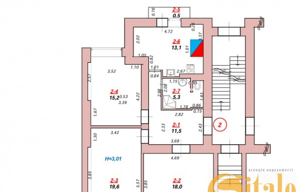 Продаж 3кімнатної квартири, центр, місто Львів, фото 19