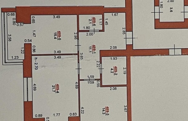 Продаж 2 кімнатна квартира вулиця Богдана Хмельницького, фото 14