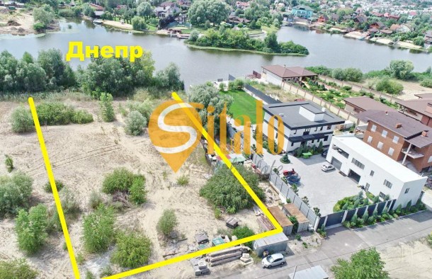 Ділянка 34 сотки з виходом на залив Дніпра, Осокорки 18 хв на авто, фото 1