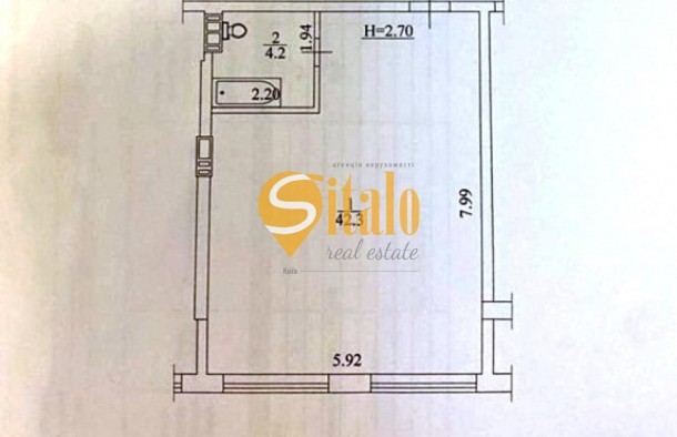 Продаж комерційного приміщення 46,5 м² у ЖК Smart Oseli, Вишневе, фото 4