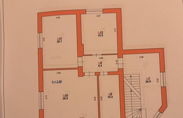Продаж _ 4 поверхового будинку 433 м. кв, 14 кімнат, вул. Виговського  вул. Городоцька , м. Львів, фото 30