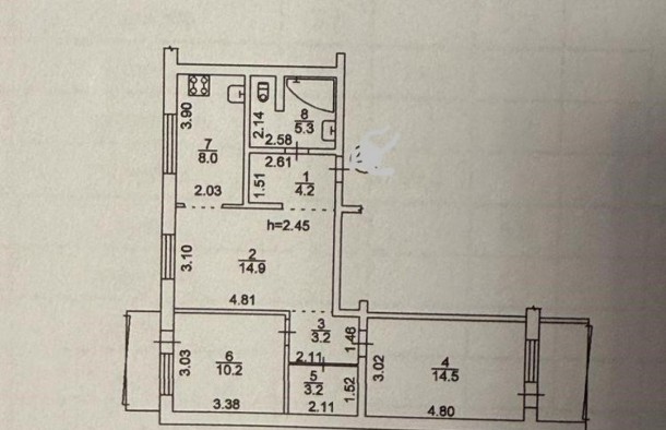 Продаж 3к.кв.студії рн гортопу, фото 11