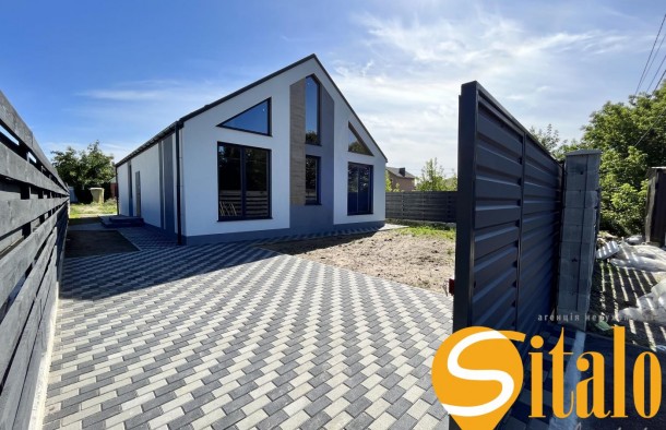 Продаж Scandiбудинку 108м2  35м2 другий рівень, керамоблок, друге світло, струмок, Білогородка, 5.4 сотки, фото 1