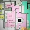 1кімнатна квартира 43 м² по вул. Малоголосківська у Львові, фото 16