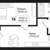 1 кімнатна квартира в  житловому комплексі бізнескласу Auroom Air на вулиці Топольна біля ТЦ Спартак, фото 4