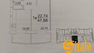 Продажа 1к квартиры 48 кв. м  на ул. Покрышкина 8В