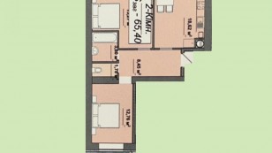 Продаж двосторонньої двокімнатної в ЖК Каскад Ярко